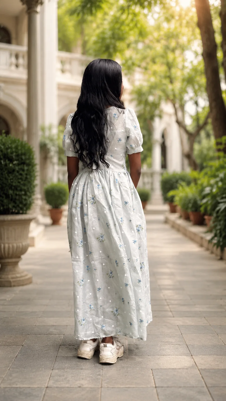 Sinamika – Premium Kota Floral Maxi Dress - view 4