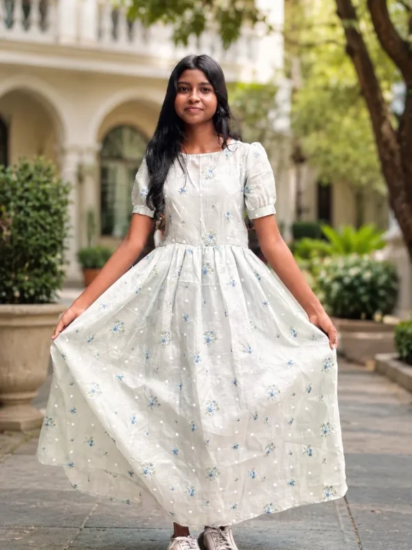 Sinamika – Premium Kota Floral Maxi Dress - view 2