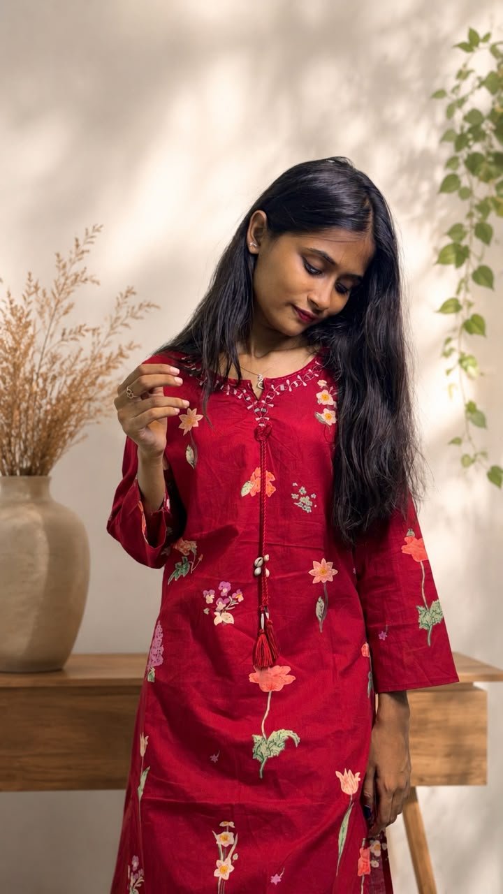 Crimson Bloom Co-ord Set - view 3