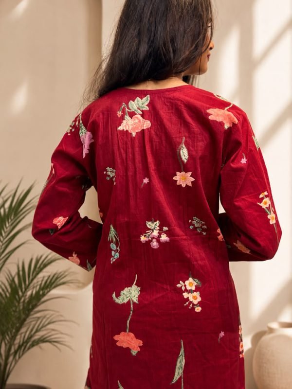 Crimson Bloom Co-ord Set - view 2