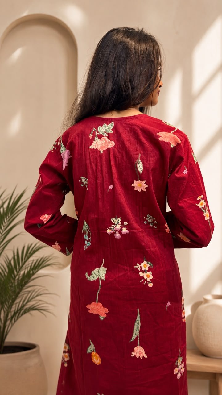 Crimson Bloom Co-ord Set - view 2