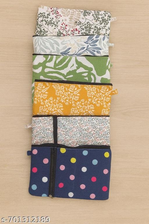 Cotton Pouch, Multipurpose Pouch, Makeup Pouch, Travel Pouch, Baby Essentials Pouch, Eco Friendly Pouch