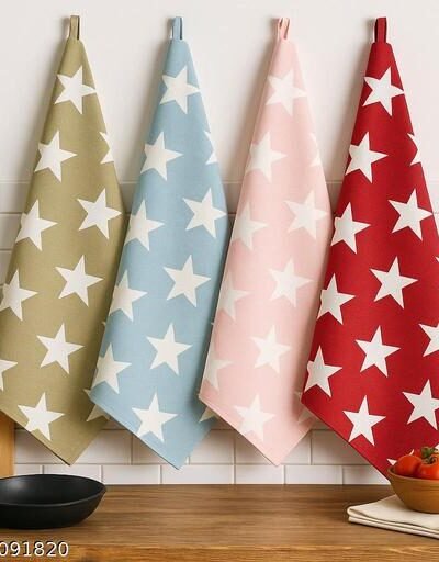 FACE TOWEL - KITCHEN TOWEL - 4 PIECES SET